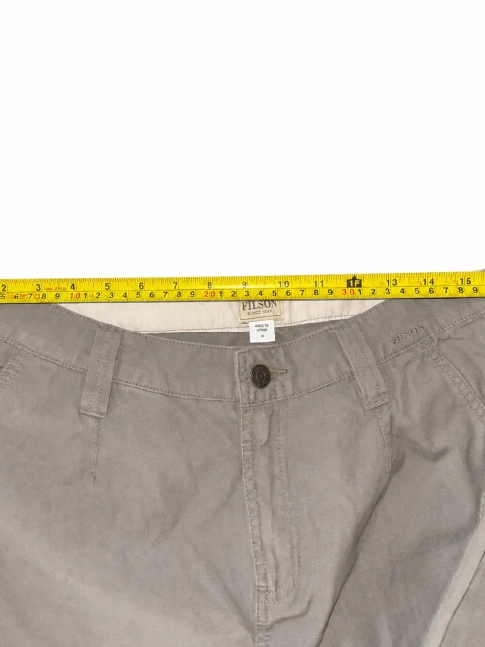 Filson Women’s Utility Pants Size 8 Taupe Gray Straight Leg Workwear 30W 30L